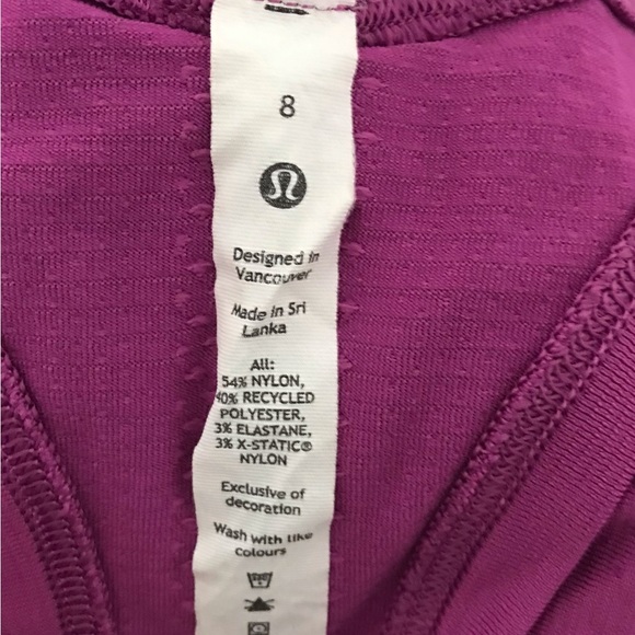 Lululemon top size 8 - Picture 5 of 6